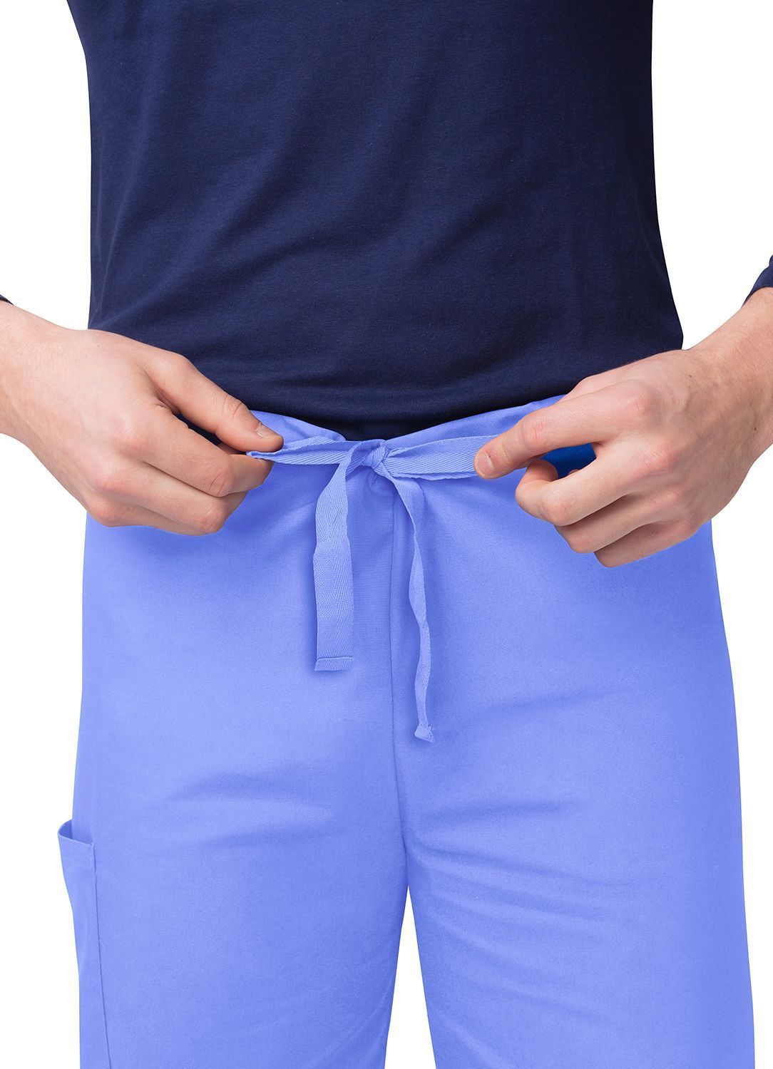 Unisex V-Neck/Drawstring Pant Scrub Set 1