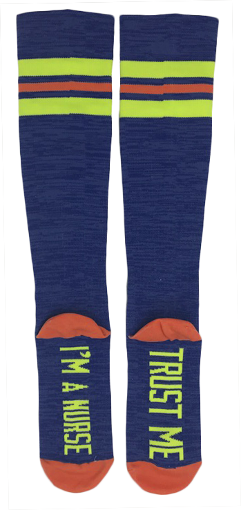 Trust Me I'm A Nurse- 15-20 MmHg Knit Compression Socks Now By Cutieful!