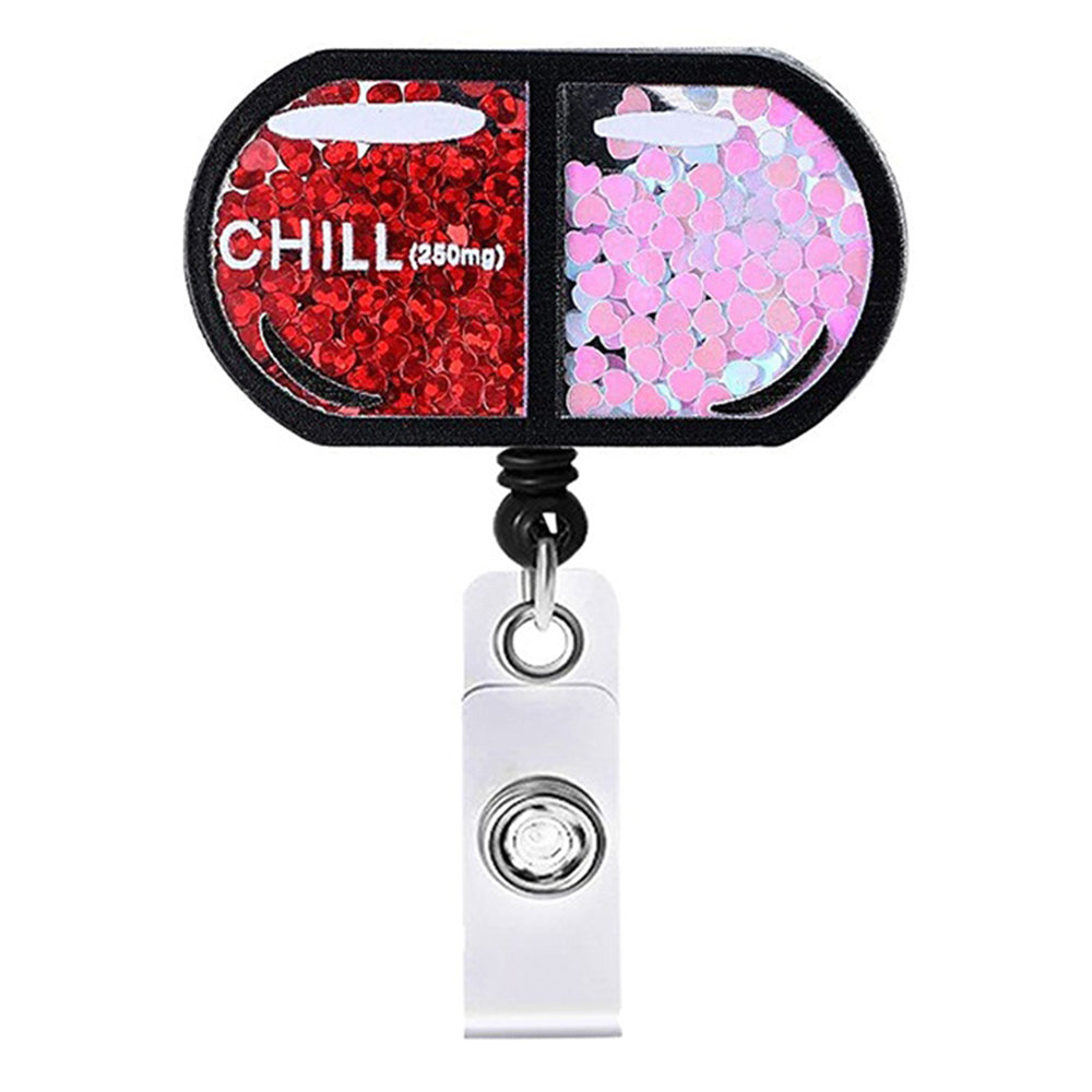 Chill Pill - Cutieful Shaker Badge Reel