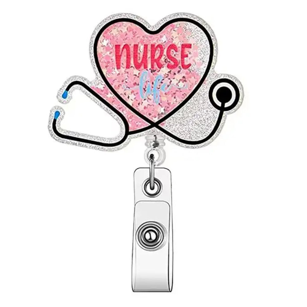 Nurse Heart - Cutieful Shaker Badge Reel