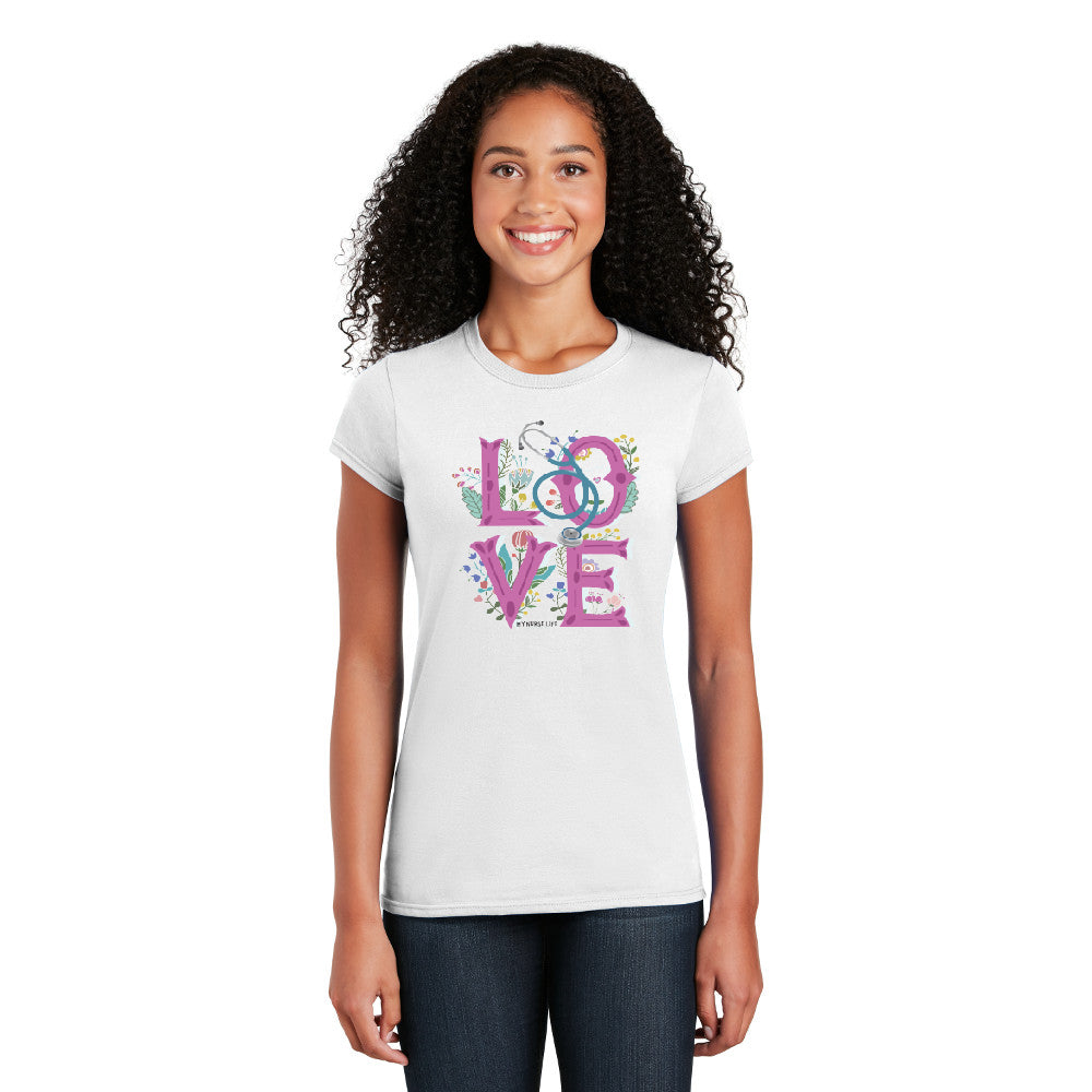 Love Pink - Cotton Short Sleeve T-Shirt