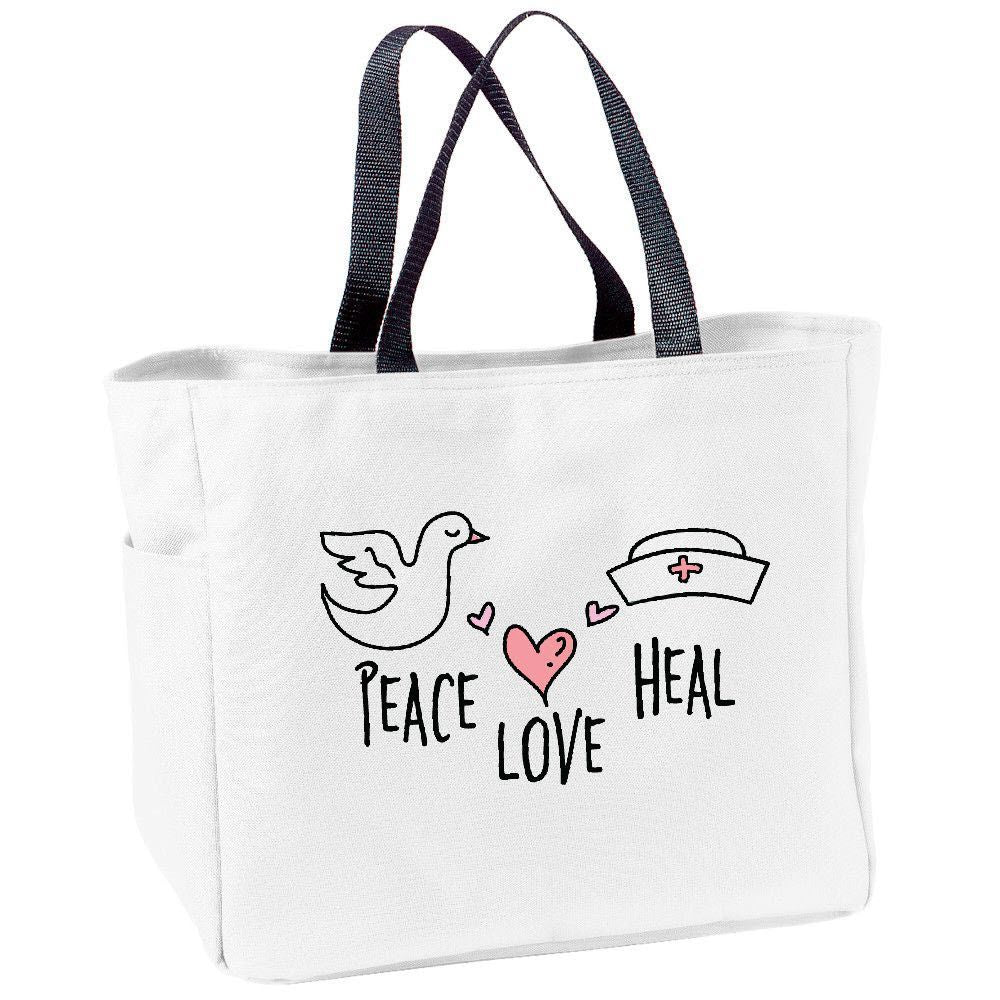 Peace Love Heal Tote Bag