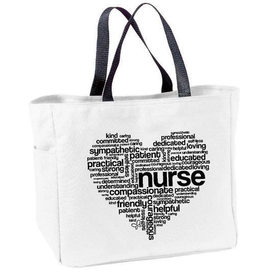 Nurse Heart Tote Bag