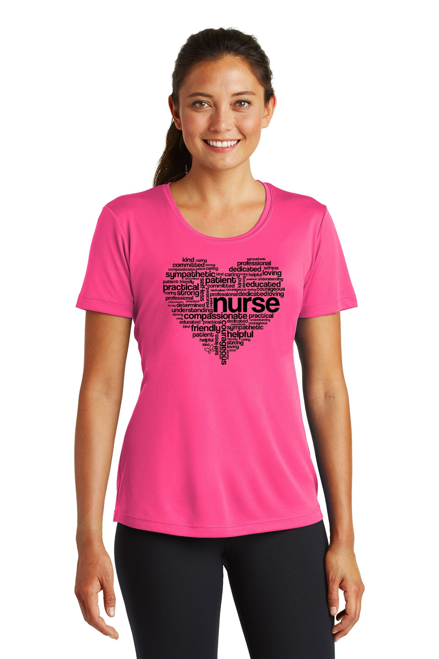 Nurse Heart - Polyester Short Sleeve T-Shirt