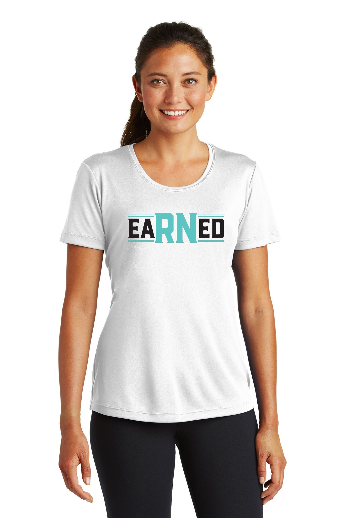 EaRNed - Polyester Short Sleeve T-Shirt