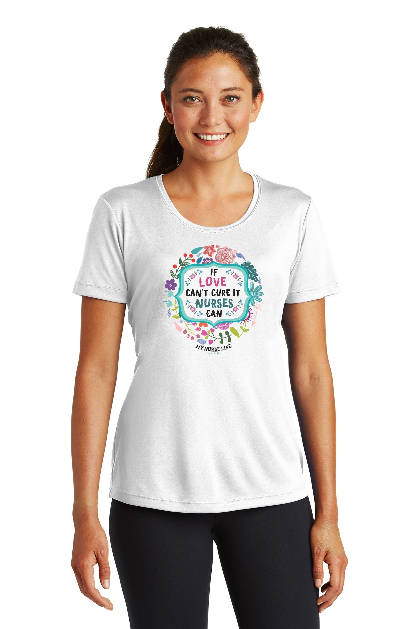 Nurses Can - Polyester Short Sleeve T-Shirt