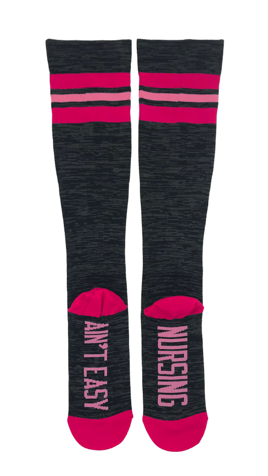 Nursing Ain't Easy - 15-20 MmHg Knit Compression Socks Now By Cutieful!