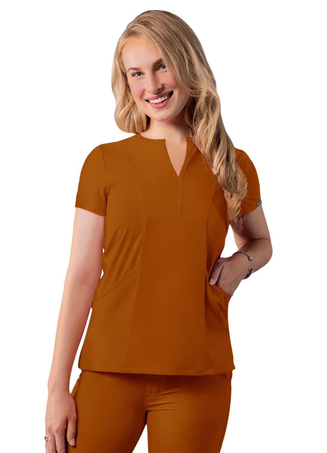 Women's Notched V-Neck Top (Clearance Colors)