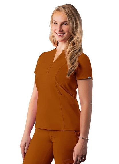 Women's Notched V-Neck Top (Clearance Colors)