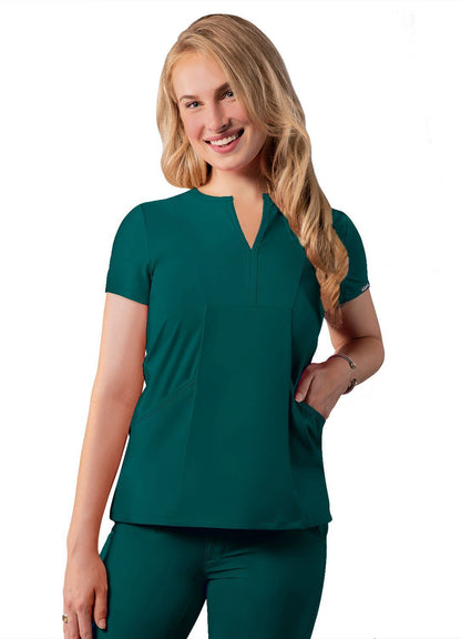 Women's Notched V-Neck Top (Clearance Colors)