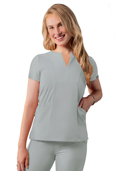 Women's Notched V-Neck Top (Clearance Colors)