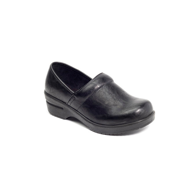 Brandy Black Smooth - Savvy Clogs