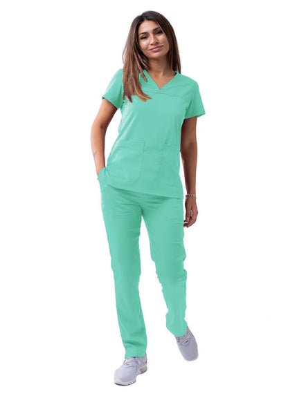 Women’s Sweetheart V-Neck Scrub Top (Clearance Colors)