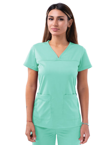 Women’s Sweetheart V-Neck Scrub Top (Clearance Colors)