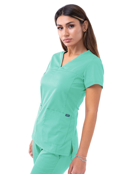 Women’s Sweetheart V-Neck Scrub Top (Clearance Colors)