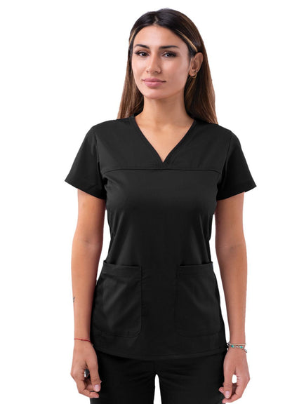 Women’s Sweetheart V-Neck Scrub Top (Solid Colors)