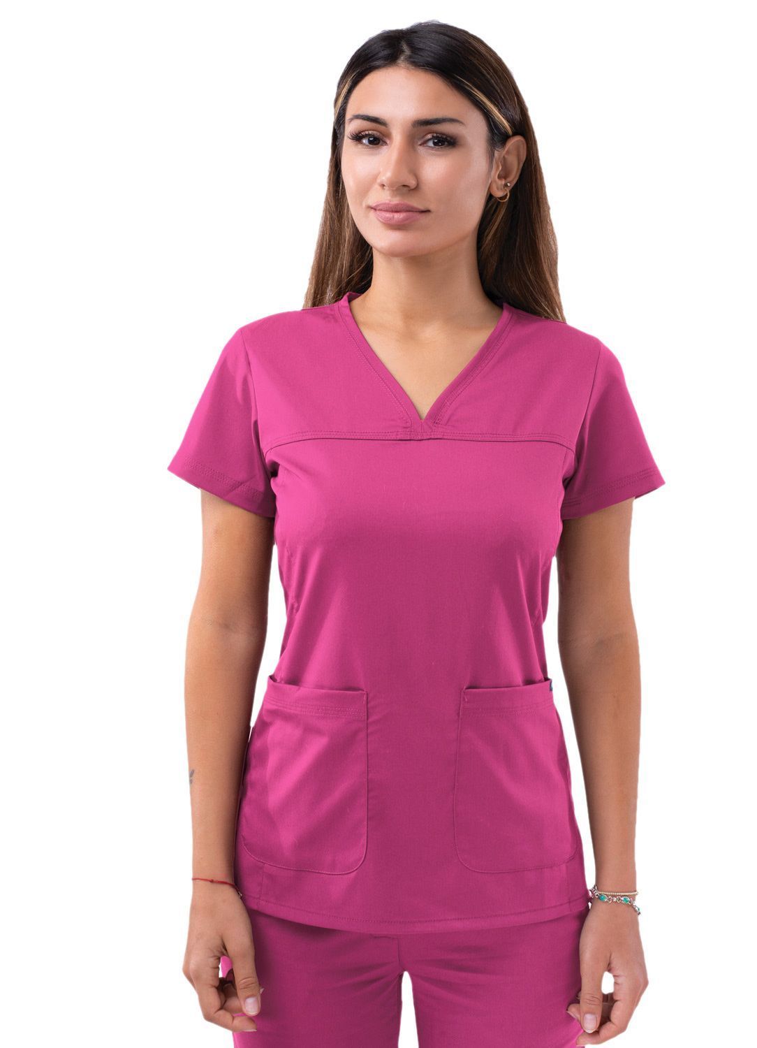 Women’s Sweetheart V-Neck Scrub Top (Clearance Colors)