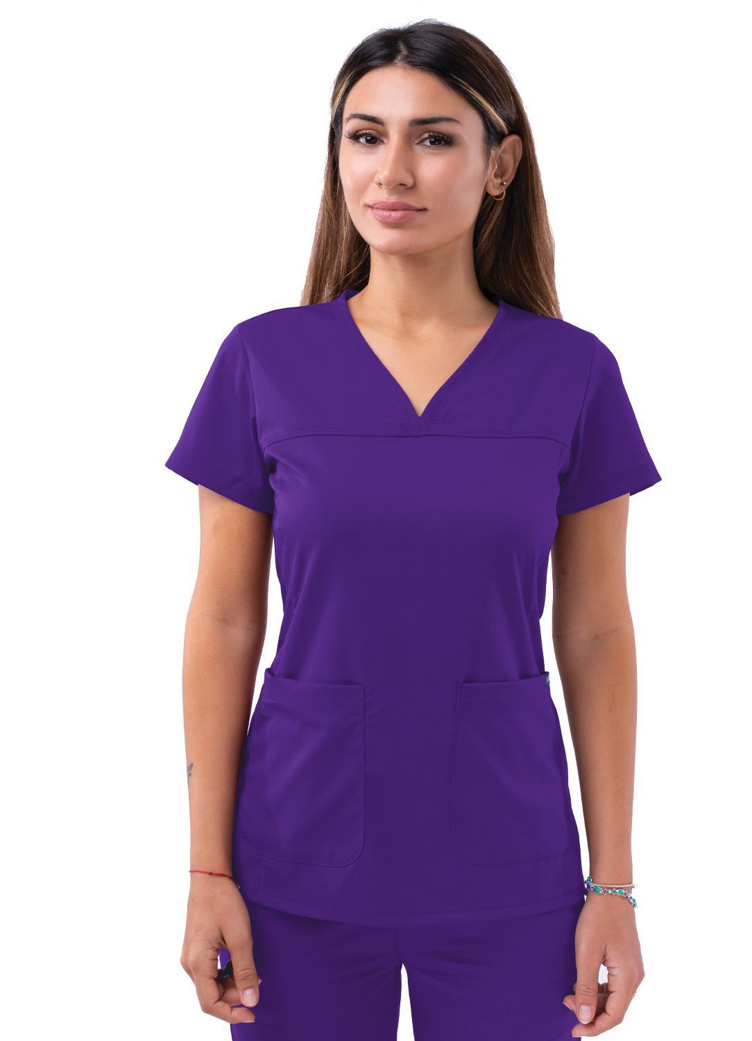 Women’s Sweetheart V-Neck Scrub Top (Clearance Colors)