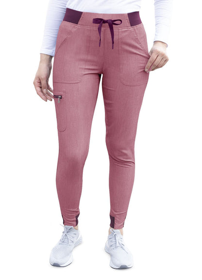 Women's Modern Athletic Jogger Scrub Set (Heather Colors)