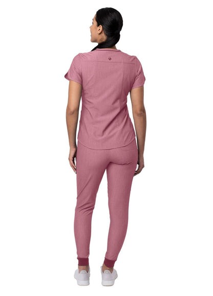 Women's Modern Athletic Jogger Scrub Set (Heather Colors)