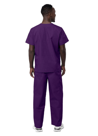 Unisex V-Neck/Drawstring Pant Scrub Set 2