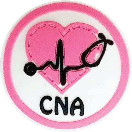 CNA Heart - Smart Charms 3D Rubber Badge Reel